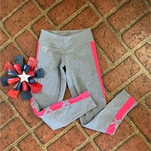 Bia Brazil Heather gray pink active leggings A8-26